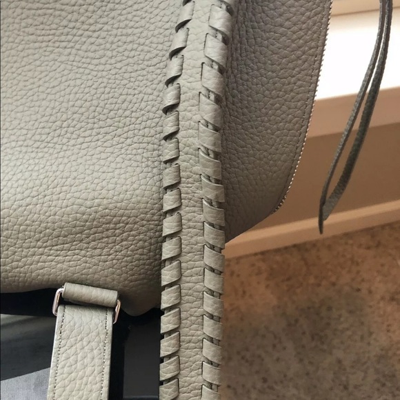 Kita Leather Convertible Whipstitched Backpack - Picture 3 of 6